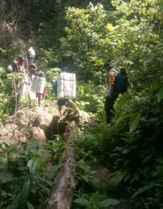 Penuh Perjuangan, Aparat Kawal Logistik Pilkada Ditengah Medan Terjal