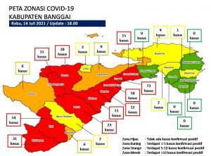 UPDATE Covid-19: Hari Ini Banggai Ketambahan 17 Kasus Baru, 9 Sembuh, 2 Meninggal