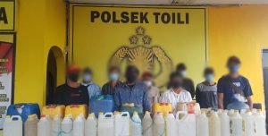 Polsek Toili Sidangkan Kasus Penjualan Miras di PN Luwuk