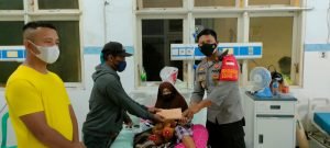 Polres Banggai Beri Santunan Untuk Aprilita Korban Tabrak Lari