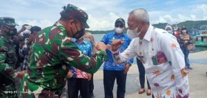 Dapat Kunjungan Pangdam XIII, Bupati Sofyan Kaepa Harap Kodim Banggai Laut Bisa Terealisasi