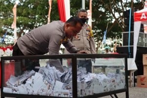 Polres Banggai Gelar Pengundian Gebyar Vaksinasi Berhadiah, Berikut Daftar Pemenangnya!