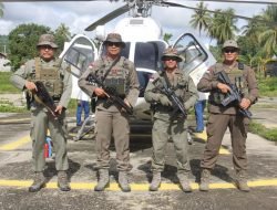 Pencarian 3 DPO MIT Poso, Kapolda Sulteng Pimpin Patroli Udara dan Darat di Wilayah Operasi Madago Raya