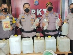 Lagi, Polsek Luwuk Sita Ratusan Liter Cap Tikus di Empat Lokasi