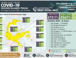 Update Covid-19: Hari ini Sulteng Bertambah 3 Kasus Baru