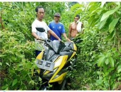 Warga Bunga Temukan Sepeda Motor Dekat Rumah, Kades: Diduga Dicuri Lalu Ditinggal
