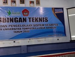 Terapkan Sistem E-Campus, Untika Luwuk Gelar Bimtek