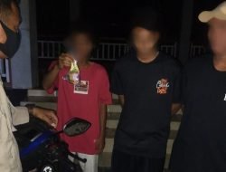 Polisi Pergoki Tiga Remaja di Bunta Asyik Ngelem