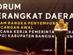 Hadiri Forum Perangkat Daerah, Begini Penegasan Bupati Banggai