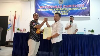 Terpilih Secara Aklamasi, Ketua Askab PSSI Banggai Laut Siap Majukan Sepak Bola
