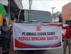 Peduli Bencana, PT.KLS Salurkan Seribu Paket Sembako di Tiga Kecamatan