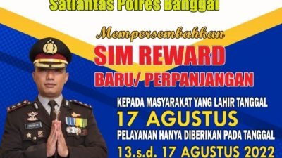 SIM Reward Bagi Warga yang Lahir 17 Agustus, Ini Syaratnya