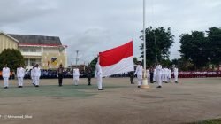 50 Anggota Paskibraka Banggai Laut Sukses Laksanakan Tugas Penaikan Bendera