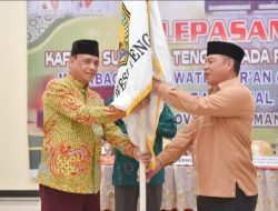 Wakil Gubernur Lepas Kafilah MTQ Sulteng ke Banjarmasin