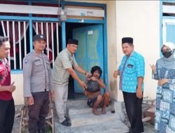Bhabinkamtibmas Bersama Pemerintah Kecamatan Balantak Salurkan Bantuan Untuk ODGJ