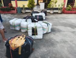 Polres Bangkep Gagalkan Selundupan Ratusan Liter Captikus dari Bitung