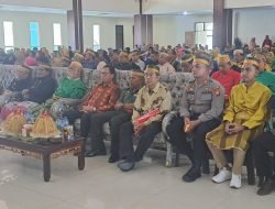 Mewakili Kapolres, Kabagren Polres Banggai Hadiri Pelantikan BPD KKSS 2022-2027
