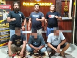 Diduga Gelapkan Mobil, Tim Resmob Polres Banggai Amankan Tiga Pria