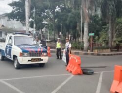 Polisi dan Dishub Amankan Kegiatan Car Free Day di Luwuk Banggai 