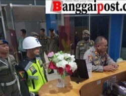 Empat Regu Personil Gabungan Razia Penginapan dan Hotel di Kota Luwuk Banggai