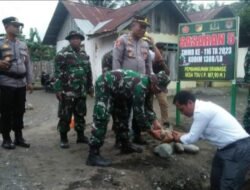 Wakil Bupati Banggai Hadiri Upacara Pembukaan TNI Manunggal Membangun Desa di Moilong
