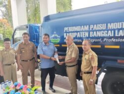 PDAM Banggai Laut Terima Satu Unit Mobil Tanki Air