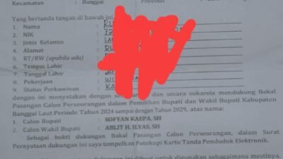 Dinilai Tidak Tegas, Fungsionaris PKS Banggai Laut Kecewa