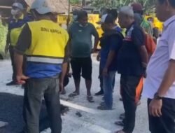 Bupati Sofyan Tinjau Langsung Pengaspalan Ruas Jalan Lampa-Adean
