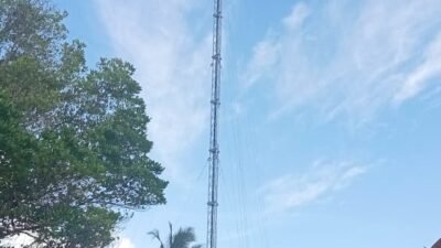 Warga Panapat Keluhkan Tower BTS Kominfo