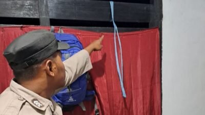 Polisi Datangi TKP Warga Gantung Diri di Moilong