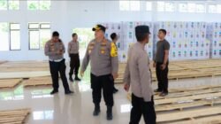 Jelang Rekapitulasi Suara Tingkat Kabupaten, Kapolres Banggai Cek Gudang Logistik KPU