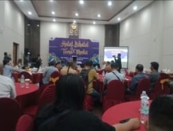 Pererat Silaturahmi, JOB Tomori Gelar Halal Bihalal dan Temu Media