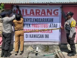 Polres Banggai Tutup Rumah Pijat Tangjungsari, Diduga Jadi Tempat Prostitusi