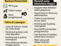Traktor Hilang Arah, Dana Gelap, dan Sapi Misterius: Dugaan Penyimpangan Proyek Sawah Hunduhon Kian Terang