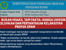 Warga Honduhon Juga Keluhkan SPAM: Air Belum Mengalir, Fasilitas Umum Pun Terdampak