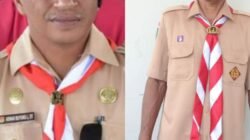 Sambut HUT Pramuka ke-64, Kwarran Luwuk Timur Gelar Pawai Obor