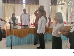 Lantik PAW BPD Kayutanyo dan Indang Sari, Camat Tegaskan Amanah dan Tanggung Jawab