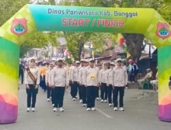 Pendamping PKH Banggai Siap Jadi Juara di Lomba Gerak Jalan HUT RI ke-80