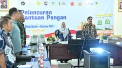 Wagub Sulteng Launching Bantuan Pangan, Bulog Siap Beli Hasil Panen Petani