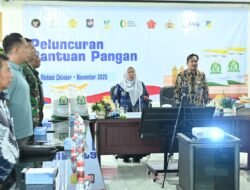 Wagub Sulteng Launching Bantuan Pangan, Bulog Siap Beli Hasil Panen Petani