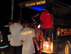 Mobil Muat Kopra Tabrak Tukang Ojek, Polsek Batui Turun Evakuasi