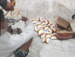 Jemput 15.000 Pil THD di Jasa Pengiriman Toili, Polres Banggai Amankan Pelaku