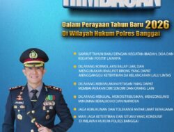 Kapolres Banggai Imbau Sambut Tahun Baru 2026 Tanpa Pesta, Doakan Korban Bencana Alam di Sumatera