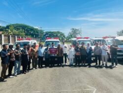 Salurkan 4 Unit Ambulance, Pemda Banggai Apresiasi Komitmen dan Kontribusi PT.KLS