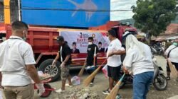 HUT Partai ke-18, Gerindra Banggai Bakti Sosial di Kawasan Pasar Simpong Luwuk