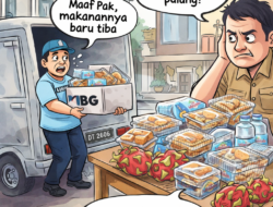 MBG Terlambat Datang, Siswa SMPN 2 Luwuk Sudah Pulang, Makanan Menumpuk di Meja Guru