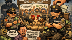 Judi Sabung Ayam di Toili Barat Kian Terbuka, Aparat Jangan Tutup Mata!