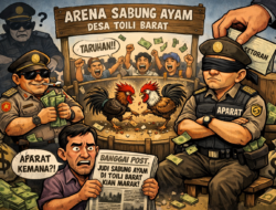 Judi Sabung Ayam di Toili Barat Kian Terbuka, Aparat Jangan Tutup Mata!