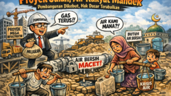 Proyek Jalan, Air Rakyat Mandek