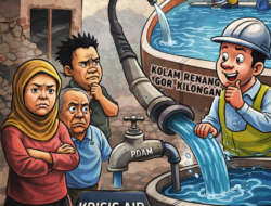 Hampir Dua Pekan Air Tak Mengalir, di Medsos Warga Kilongan Curiga Suplai Dialihkan ke Kolam Renang GOR